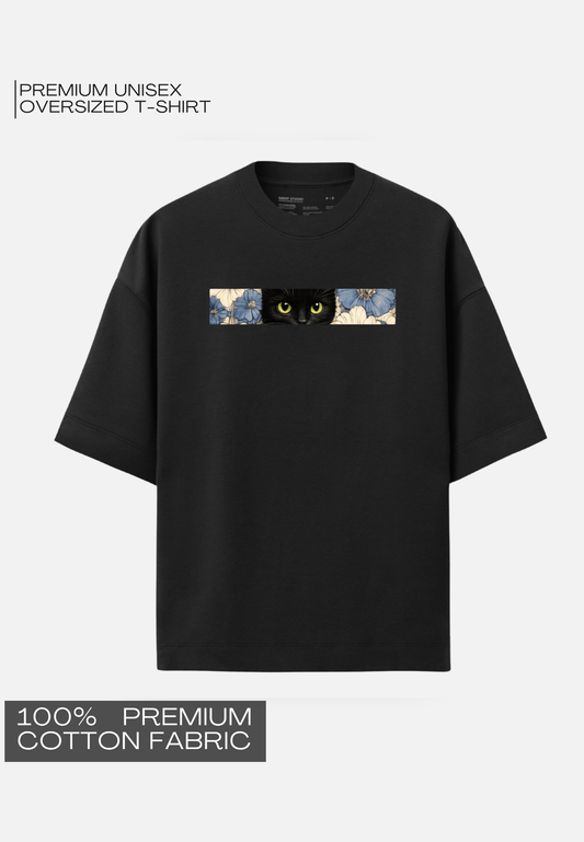 BLOSSOM CAT - OVERSIZED UNISEX T-SHIRT