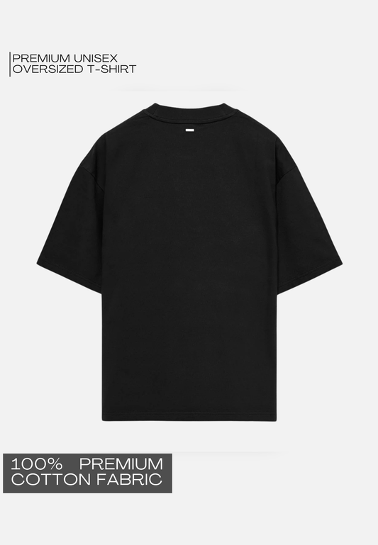 PLAIN BOLD BLACK 240 GSM - OVERSIZED T-SHIRT