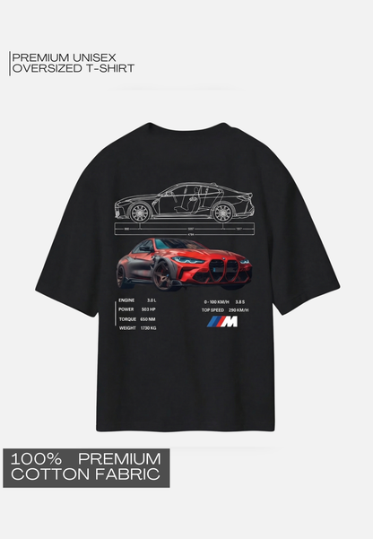 BMW RACING M4 - OVERSIZED UNISEX T-SHIRT