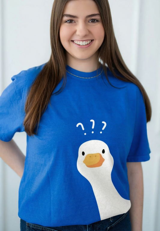 Duck - Oversized T-Shirt Blue