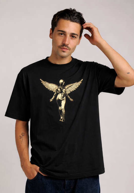 VINTAGE NIRVANA MEN OVERSIZED T-SHIRT