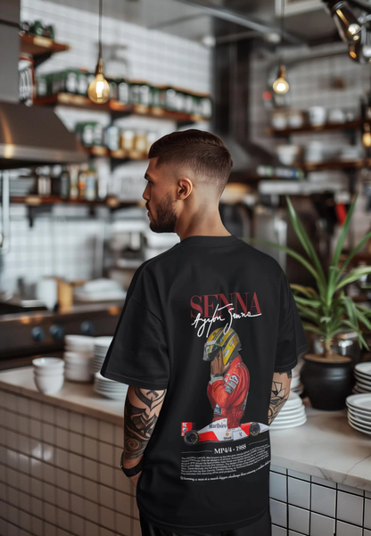 Ayrton Senna F1 Oversized T-Shirt Unisex