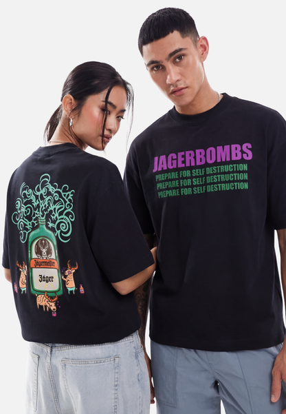 JAGERBOMBS- OVERSIZED T-SHIRT