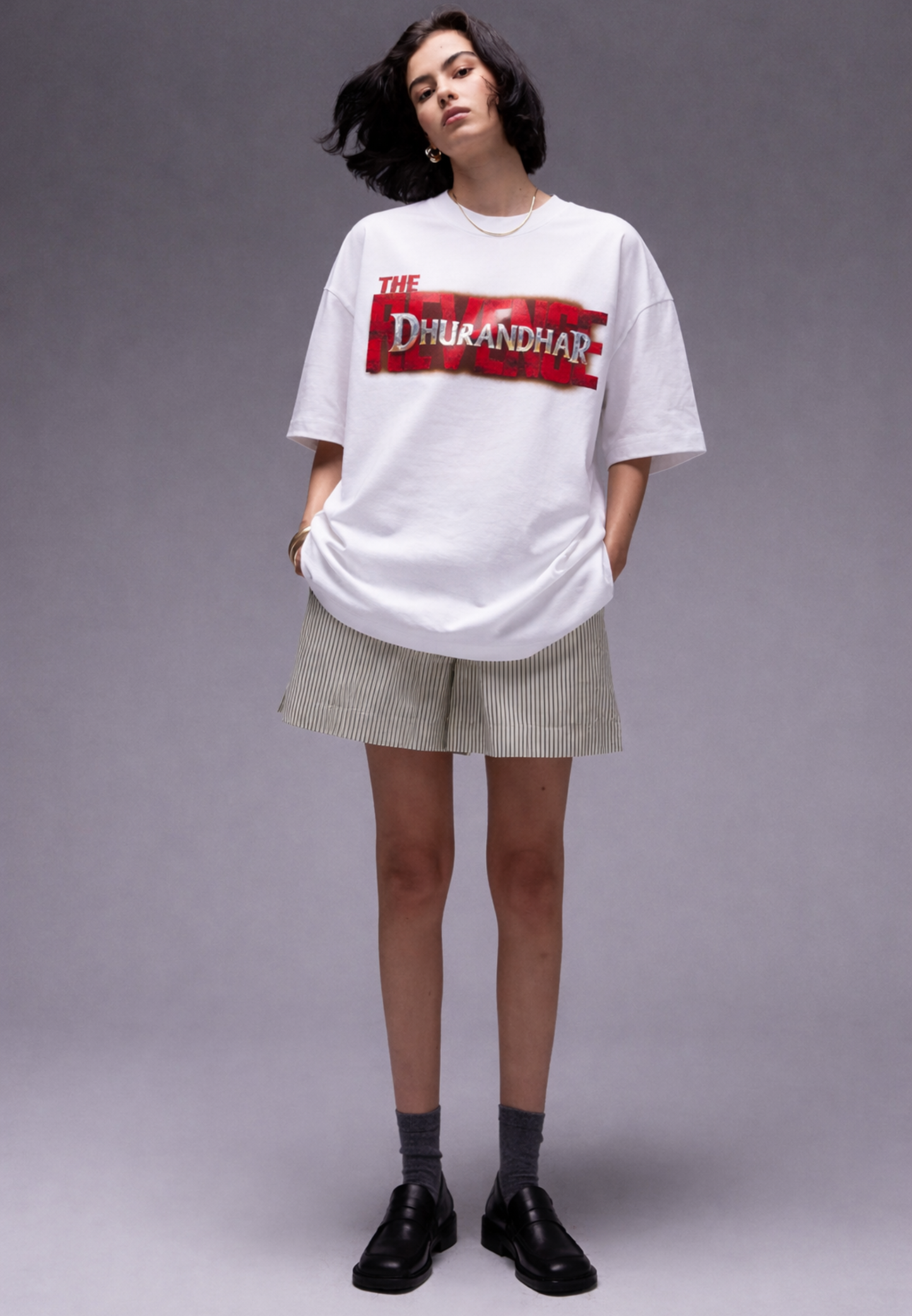 F1 EDITION - LEWIS HAMILTON BLACK UNISEX TERRY OVERSIZED T-SHIRT
