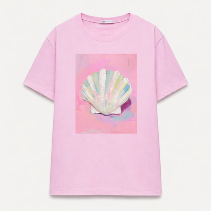 SEA SHELL SEA SHORE OVERSIZED T-SHIRT