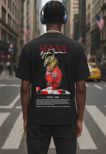 Ayrton Senna F1 Oversized T-Shirt Unisex
